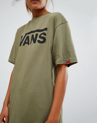 Vans Classic Logo Boyfriend T-Shirt In 