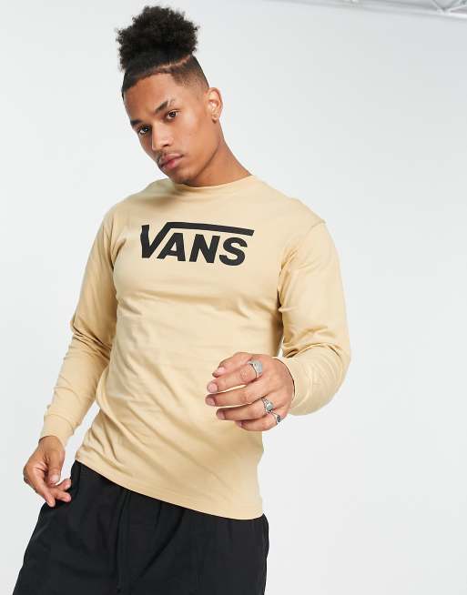 Vans classic logo long sleeve t on sale shirt