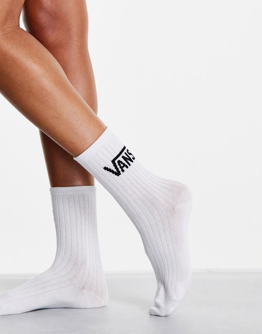 Vans Classic logo socks in white