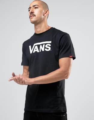 vans classic t shirt black