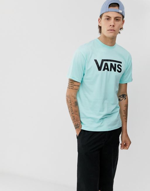 Vans classic logo t shirt in green