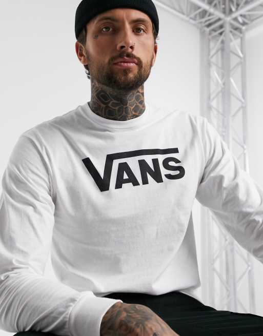 White vans long store sleeve shirt