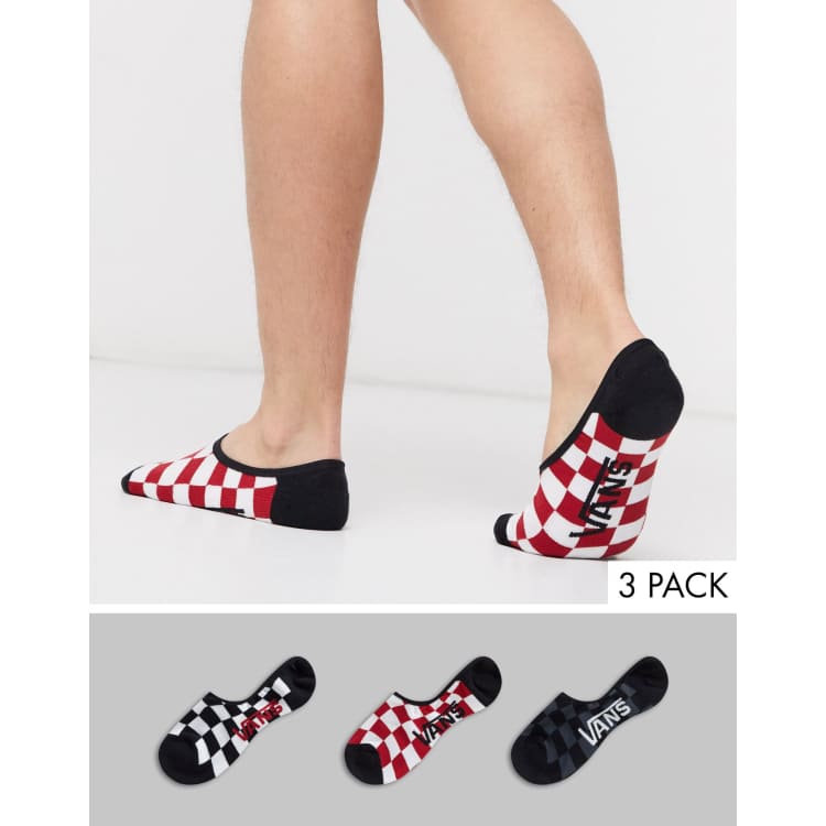 vans carreaux rouge et noir