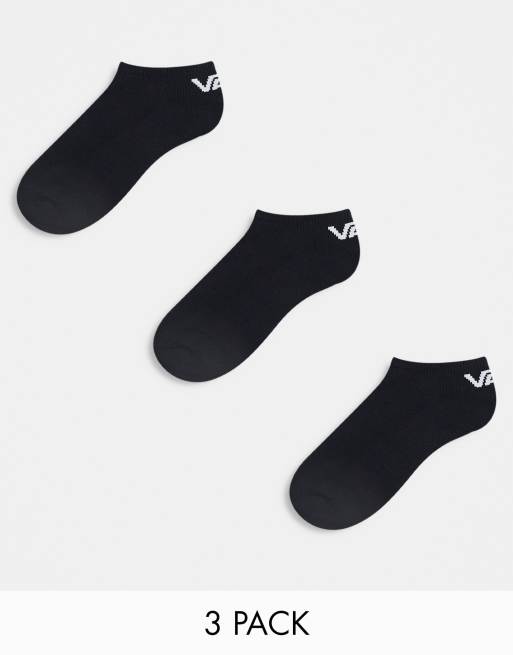 Vans Classic Low 3 pack socks in black | ASOS
