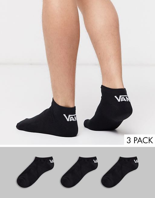 Vans Classic Low 3-pack socks in black | ASOS