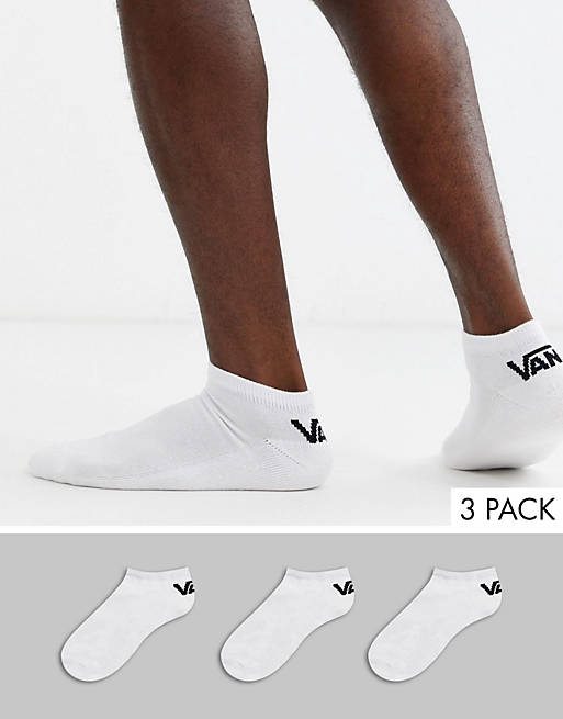 Vans Classic Low 3 pack socks in white
