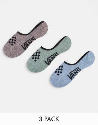 Vans Classic Heathered Canoodle 3-pack Socks In Multi