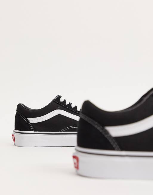 Vans old skool black on sale office