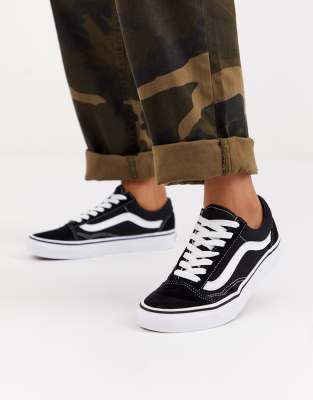 mål grad menneskemængde Vans Classic Old Skool sneakers in black | ASOS