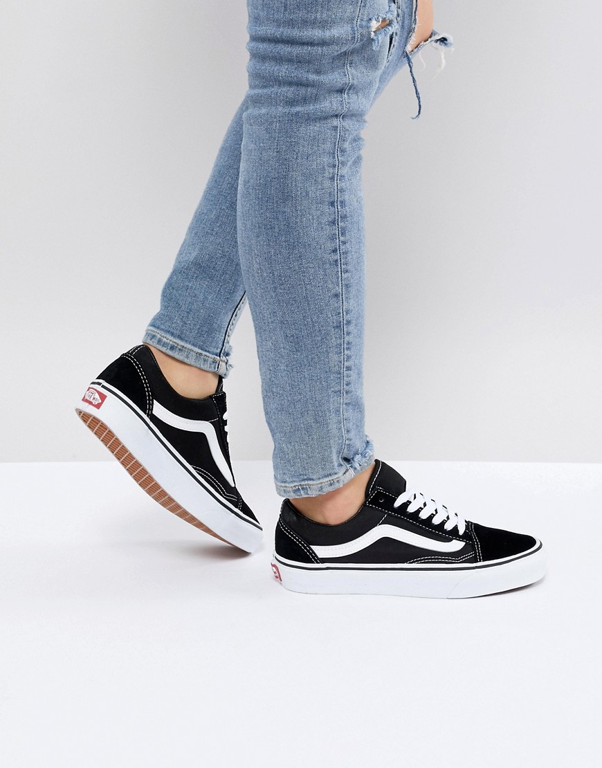 Vans Classic Old Skool trainers in black and white