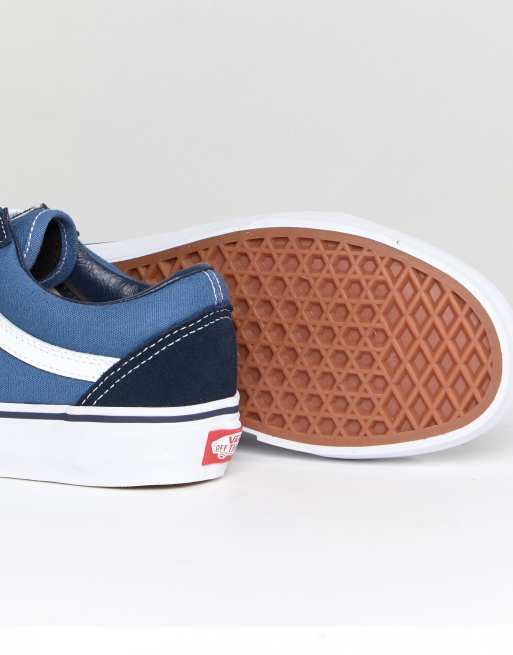 Vans classic old shop skool trainers in blue