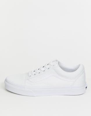 old skool triple white