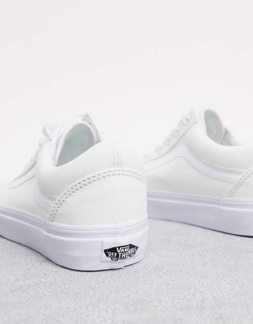 Vans classic Old Skool triple white sneakers , 4 of 4