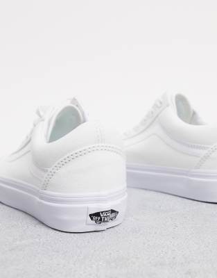 old skool triple white