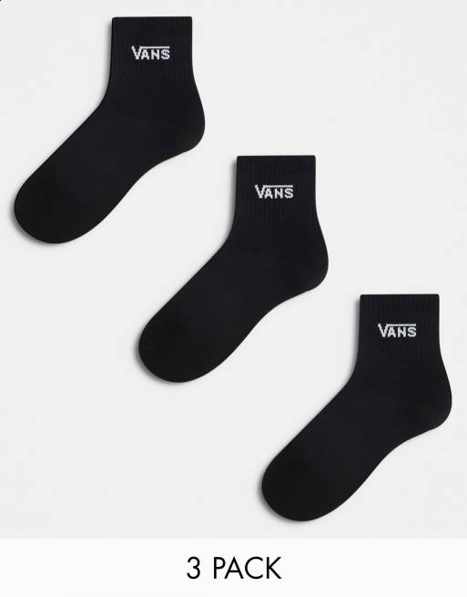 Vans Classic - Pakke med 3 par sorte ankelsokker