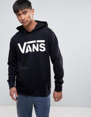 vans classic pullover hoodie black