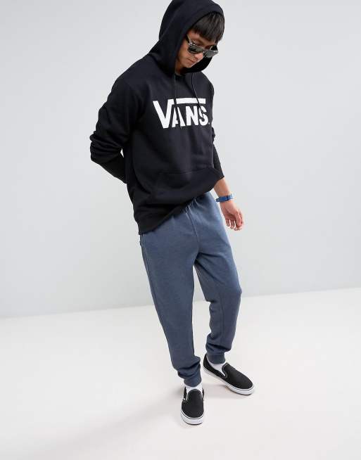 Vans classic pullover hot sale hoodie black