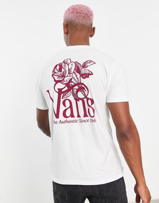 White and red 2024 vans t shirt