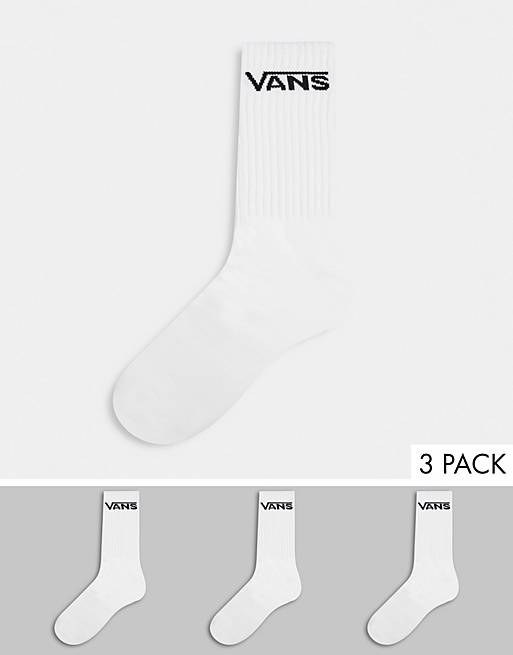 Vans Classic - Set van 3 paar sokken in wit
