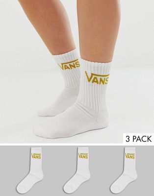 Vans Classic - Set van 3 sokken in wit