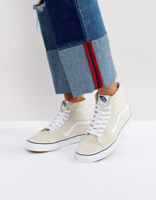 vans montante beige