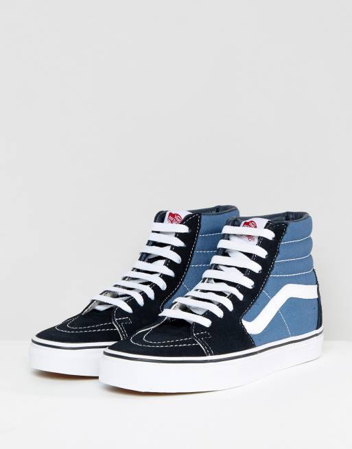 Vans bleu et noir new arrivals