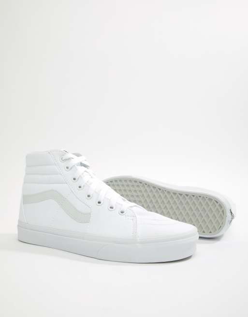 Vans Classic SK8 Hi Sneaker in Triple Wei