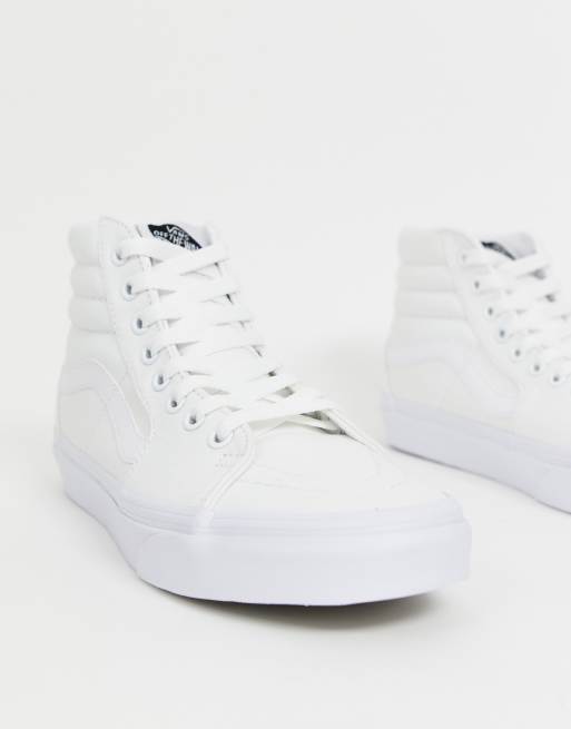 Vans classic 2025 sk8 hi white