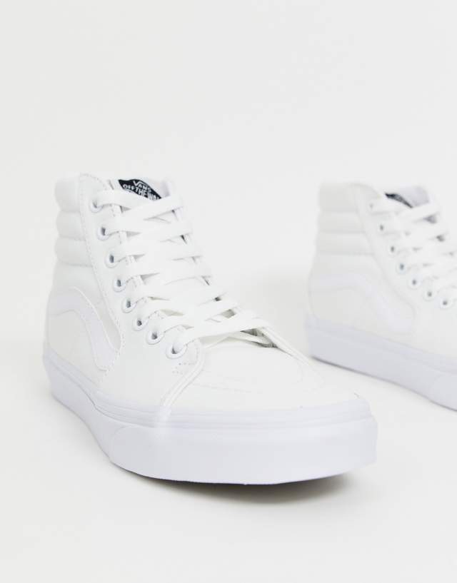 Vans Classic SK8-Hi sneakers in triple white