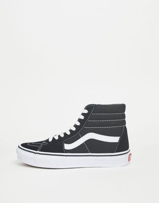 Vans Classic SK8 Hi trainers in black and white