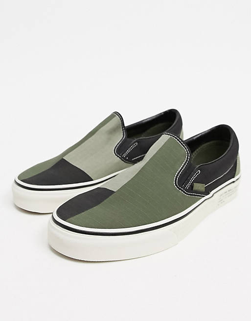 Vans Classic Slip-On 66 Supply trainers in green