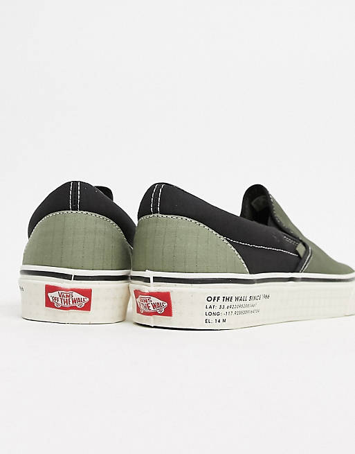 Vans Classic Slip-On 66 Supply trainers in green