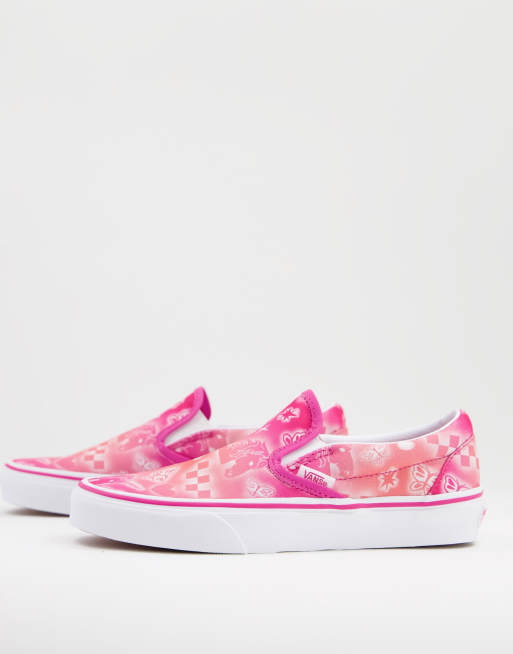 Asos pink vans best sale