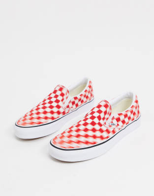 vans checkered blur