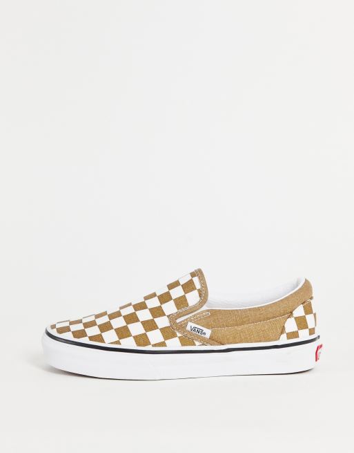 Vans Classic Slip-On Checkerboard sneakers in | ASOS