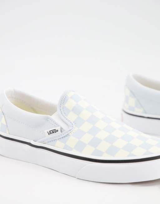 Womens light blue outlet checkered vans