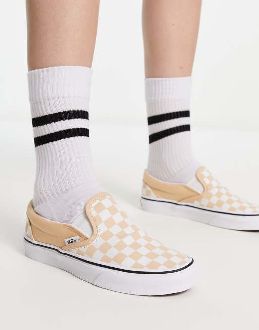 Vans Old Skool' Checkered Slip-on Mules Women Shoes Sneakers Low