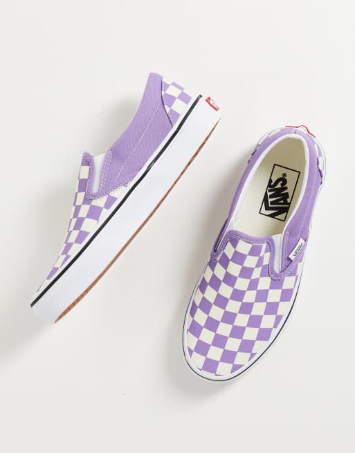 Vans store damier violet