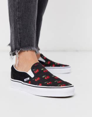 vans shoes with cherries