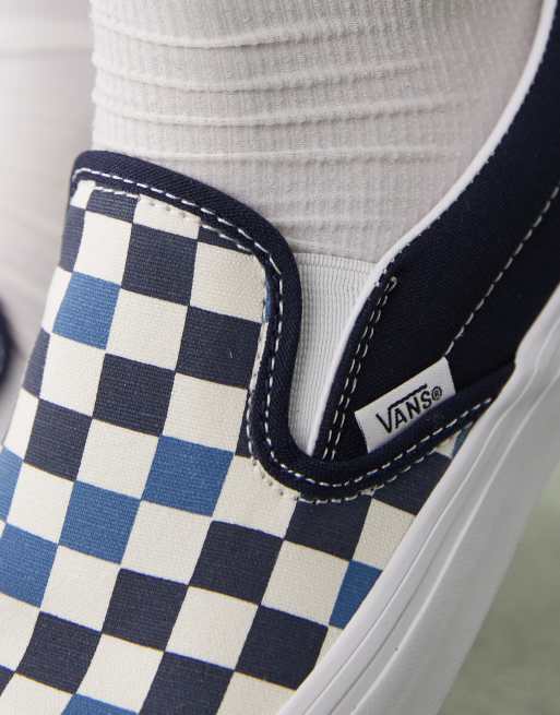Vans Classic Slip-On colour theory checkerboard trainers in