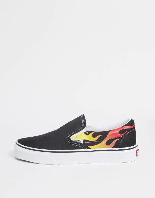 Vans Classic Slip-On Flame sneakers | ASOS