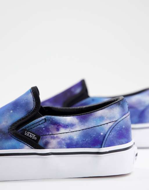 Vans galaxy slip on sale on