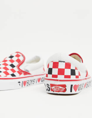 black vans with heart