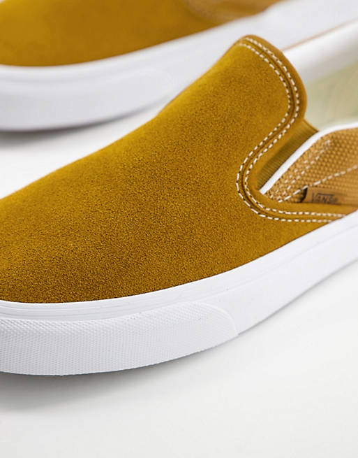 Vans Classic Slip-On Heavy sneakers in golden brown ASOS