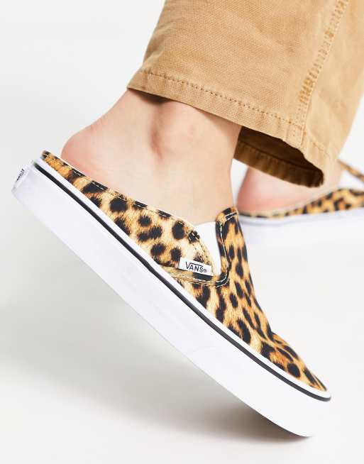 Vans slip hot sale ons leopard