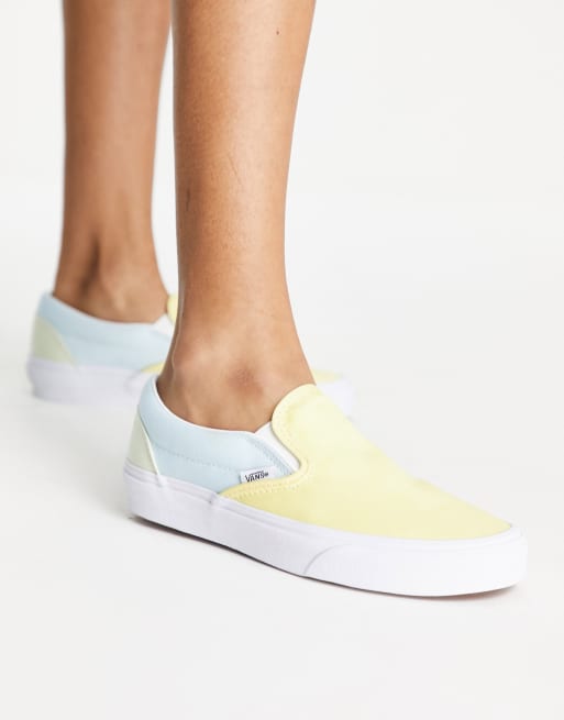 Vans pastel hotsell slip ons