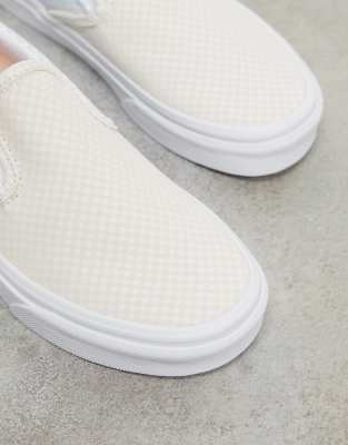 pastel checkered vans