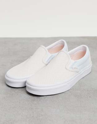 vans classic slip on woven check