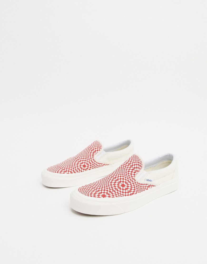 Vans Classic Slip-on patterned trainers-Red