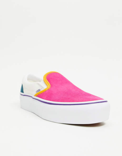 Vans colorblock slip on on sale